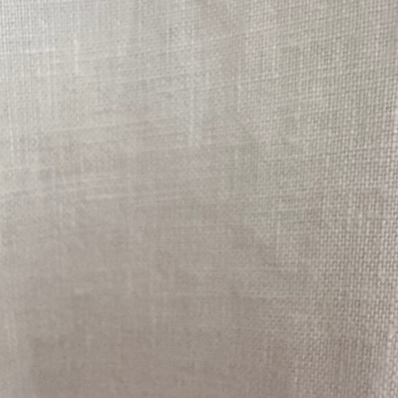 Chico's Women's LARGE Linen Button Front 3/4 Sleeve Shirt Summer Nautical White - Picture 4 of 11